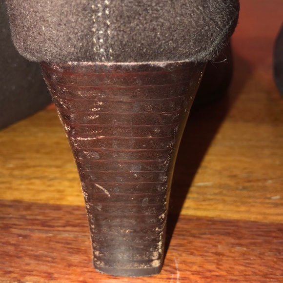 Coley • Brown Suede Heeled Boots - Picture 7 of 7